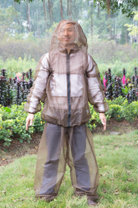 Vêtements de protection en nylon, veste et combinaison anti-moustiques pour la randonnée, imperméable, bloque les insectes, les mouches, les moustiques, les moucherons et les moucherons de nuit - Product Image 2