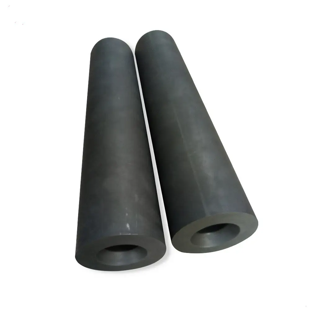 Tubería de grafito industrial de alta pureza personalizada, tubos de grafito para calentador indirecto