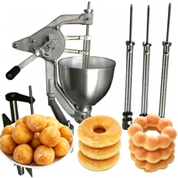 Machine manuelle à extruder, couper, mouler, remplir et déposer les beignets