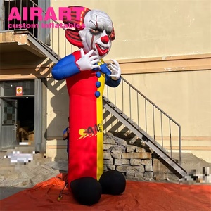 Payaso de globo publicitario inflable 3M de gran venta para decoración de entrada de circo, globo de payaso personalizado - Product Image 2
