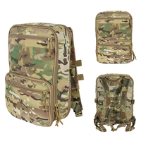 Sac à dos en nylon durable et imperméable avec fermeture éclair pour l'exploration en plein air et les longs trajets