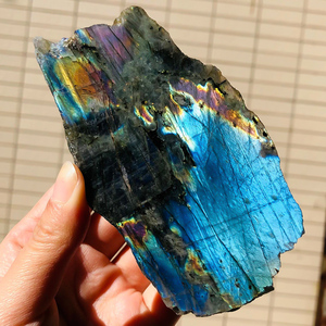 All'ingrosso naturale colorato taglio di <span class=keywords><strong>Labradorite</strong></span> intagli cristalli pietre curative alla rinfusa minerale esemplare - Product Image 5