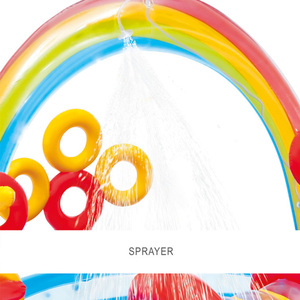Centro <span class=keywords><strong>de</strong></span> Juegos Inflable INTEX 57453 Rainbow Ring, Piscina con Tobogán y Aspersor <span class=keywords><strong>de</strong></span> Agua para Niños, Juguete <span class=keywords><strong>de</strong></span> Verano para Exteriores - Product Image 5