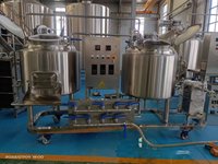 Équipement de brasserie miniature Brew House, kit de brassage de bière à domicile, acier inoxydable 304/316, capacité 100L, cuve sous pression