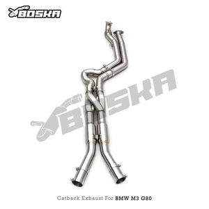 Tubo Intermedio OEM con Tubos en Z Impresos en 3D para BMW M2/M3/M4 G80/G82/G87 3.0T 2021- Sistema de Escape Boska Más Reciente, Tubo SUS304 - Product Image 3