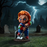 Figurines en peluche de la série Linman Chucky, boîte mystère, figurine, cadeau d'anniversaire pour fille, jouets tendance, cadeaux mignons, boîte 1/12