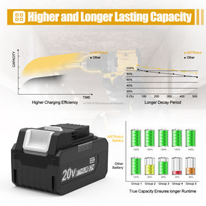 De-walt <span class=keywords><strong>20</strong></span> В, оптовая продажа, сменная аккумуляторная батарея, совместимая с DCB200 DCB204 DCB205 DCB206 беспроводными инструментами - Product Image 5