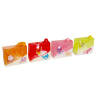Barre de savon de bain bio à base de plantes personnalisé fait à la main blanchissant hydratant en gros meilleur exfoliant parfum fraise orange pêche