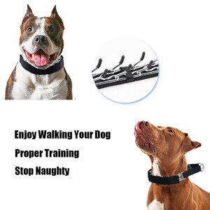 Prong Hondentrainingshalsband Voor Honden Met Rubberen Trips Roestvrijstalen Halsband Voor Grote Hond - Product Image 3