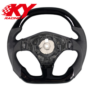 Pour Maserati Gran Turismo Quattroporte GT GTS GC 3 Runner, accessoire intérieur de voiture, volant en cuir noir piano, fibre de carbone - Product Image 1