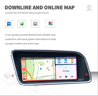 Kabelloser CarPlay Android 12 Touchscreen Autoradio-Bildschirm für Audi Q5 2009-2016 mit WLAN, 4G SIM, Bluetooth, GPS und Auto-Multimedia