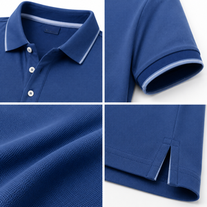 Men's 5XL Polo Shirts Custom Logo Relaxed Fit Breathable Casual Uniform <b>Tops</b> Big And Tall Private Label Wholesale Factory - Product Image 3