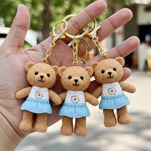 Llaveros de goma PVC 3D personalizados de gran venta, muñecos de PVC suave, colgantes populares para coche, llaveros de goma. - Product Image 3