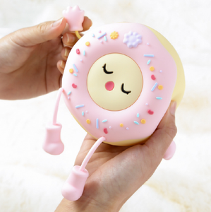 Décoration d'intérieur moderne et unique, lampe de nuit en silicone avec charge USB, forme de beignet, cadeau créatif, lampe de chevet pour le sommeil des bébés - Product Image 2