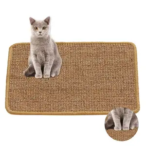 Vente chaude chat tapis anti-dérapant Sisal chanvre tapis pour animaux de compagnie pour chat d'été dormir gratter