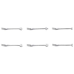 Juego de tenedores para aperitivo 6 piezas Inox (12,7cm) CADEAU Silver PL6310CD - Product Image 1