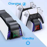 Station de charge double rapide SUNDI pour manettes de jeu PS5