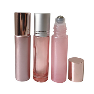 Nhà Máy Giá Rẻ 10Ml Thép Không Gỉ Lăn Bóng Chai Cho Tinh Dầu 5Ml Thủy Tinh Nước Hoa Cuộn Trên Chai - Product Image 1