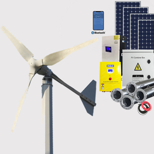 เครื่องกำเนิดไฟฟ้าพลังงานลมแบบแนวนอนขนาดเล็ก R&X RX-2000L 1500W-4000W 48V-220V 3 เฟส ใบพัดไฟเบอร์กลาสเสริมแรง รับประกัน 5 ปี รุ่น RX-2000L Win - Product Image 2