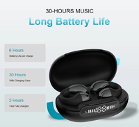 Écouteurs intra-auriculaires LX710 TWS Type-C avec clip d'oreille, longue autonomie, qualité sonore HD, sport