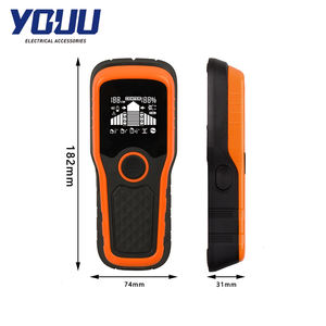 Testeur de détecteur multifonction 6-en-1 AC Live Wire avec écran LCD Stud Center Finder Edge Beam Finders-Instruments électriques - Product Image 6