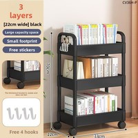 Support pour sac à dos, étagère sous le bureau, organisateur de bureau, accessoires de bureau, chariot mobile sur roulettes sur pied