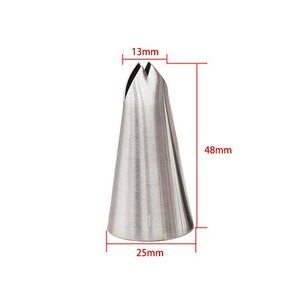 Stainless Steel Piping Tips 112 113 114 115 Leaf Cake Decorating Baking Tools Reusable - Product Image 2