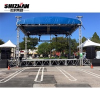 Torre de Soporte para Altavoces Line Array de Aluminio 6061-T6 SZgroup, 400x400mm, con Conexión Tipo Spigot, para Sistemas de Sonido PA en Conciertos y Escenarios DJ