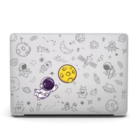 Coque rigide pour ordinateur portable personnalisée Astronaut Planet Printed pour MacBook
