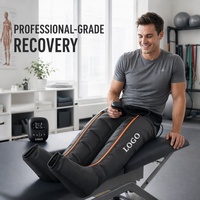 Bottes de récupération pneumatiques à compression d'air en gros, système de drainage lymphatique par pressothérapie à massage séquentiel à 5 chambres