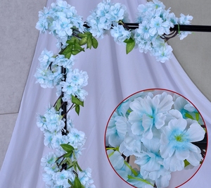 Guirlande de fleurs de <span class=keywords><strong>cerisier</strong></span> artificielles, m, rose et blanc, fausses fleurs, pour un arc de mariage, pour une décoration murale - Product Image 6