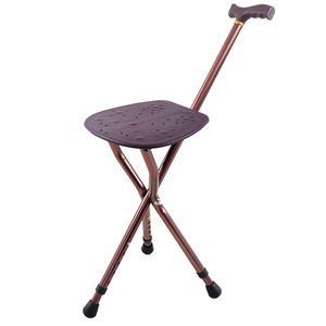 Pulse Health Walking Stick <b>Stool</b> 70-80cm Folding <b>Portable</b> Multi-functional Cane Seat for Elderly - Product Image 2