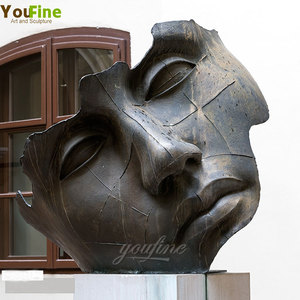 Металлическая абстрактная Бронзовая статуя для стен - Product Image 2