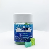 Gummies de biotine OEM ODM avec collagène et kératine pour la croissance des cheveux, des ongles forts, une peau éclatante, complément alimentaire antioxydant