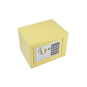 <b>Mini</b> Safe <b>Box</b> Electronic Digital Lock Yellow Cube Shape for Home Office Jewelry Cash <b>Storage</b> - Product Image 3