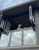 PRIMA Modernes Aluminium-Faltfenster mit thermisch getrennten Profilen, energiesparend & regendicht, flexibel zu öffnen für Haus oder Villa