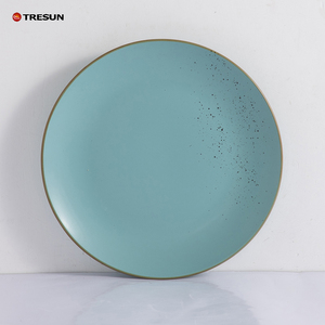 ชุดอาหารเซรามิกสีน้ำเงินเคลือบเงา จำนวน 16 ชิ้น สำหรับชามและจาน  รับผลิตตามสั่งพร้อมโลโก้  ขายส่ง - Product Image 2