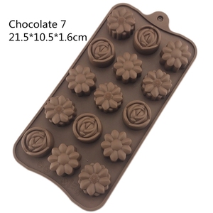 Khuôn Sô Cô La Silicone Mới Hình Dạng 3D Khuôn Công Cụ Làm Bánh Vui Nhộn Cho Thạch Kẹo Số Trái Cây Bánh Tiện Ích Nhà Bếp Tự Làm - Product Image 2