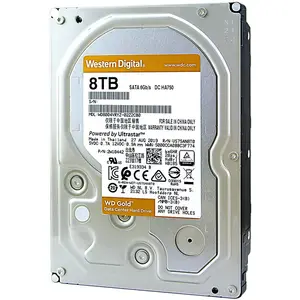 Enterprise Classata HDD Gold WD4003VRYZ Verwendung auf Server und PC 8TB Ser Interne WD SATA-Festplatte 3,5 "Festplatte magnetisch