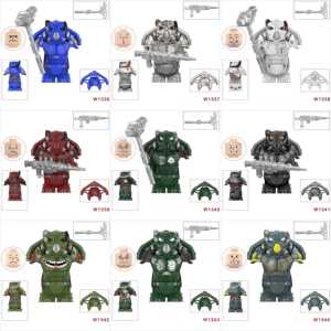 Mini Soldati Meccanici Post-Apocalittici con Armatura Pesante, Gioco di Costruzione DIY, Giocattolo da Collezione, Regalo di Compleanno per Appassionati - Product Image 3