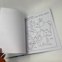 Ensemble de livres de coloriage pour enfants avec crayons, cadeau pour garçons et filles