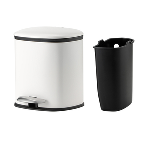 SY Kim Loại Bước Thùng Rác Có Thể Thép Không Gỉ Nhấn Loại Thùng Rác Với Nắp Chân Đạp Chất Thải Thùng Cho Nhà Bếp Thùng Rác Nhà Lưu Trữ - Product Image 3