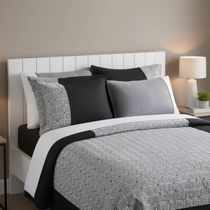 Juego de Edredón Doble Baruk de 3 Piezas con Patrón Geométrico, Estilo Moderno, para Todas las Temporadas - Product Image 2