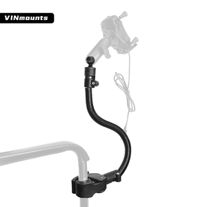 Soporte de Teléfono para Bicicleta de Spinning con Cuello de Cisne, Clip para Manillar, Soporte para Celular para Bicicleta Estática, Ciclismo, Gimnasio, Cinta de Correr, Cama, Escritorio - Product Image 3