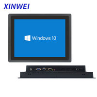 10,1 12,4 15 19 pulgadas Vesa Mount IP65 Impermeable Sin ventilador Industrial Computadora Monitor de pantalla táctil PC todo en uno