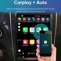 Estilo Tesla Android 13 navegación GPS para coche Carplay para Ford Explorer 2014-2019 reproductor Multimedia estéreo para coche Unidad Principal