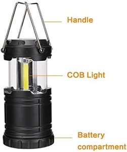 Collapsible <b>LED</b> Telescopic <b>Light</b> Emergency Lamp Camping Lantern with 3AA Battery Camping <b>Light</b> Lamp Lantern - Product Image 2