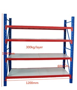 Warehouse Industrial Heavy-Duty Steel Pallet <b>Racking</b> Adjustable MediumMetal Shelving Rack Wide Span Boltless Shelving Warehouse - Product Image 5