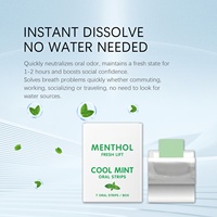 Bandes buccales OEM à dissolution rapide, menthe fraîche, pour une haleine fraîche, au xylitol et acide citrique, pour l'hygiène bucco-dentaire, usage adulte, pour femmes enceintes