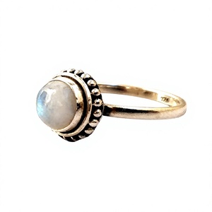Fashion Hot Sale Natural Moonstone <b>Ring</b> 925 Sterling Silver Rainbow Moonstone <b>Women</b> Jewelry with <b>Ring</b> <b>Set</b> - Product Image 1